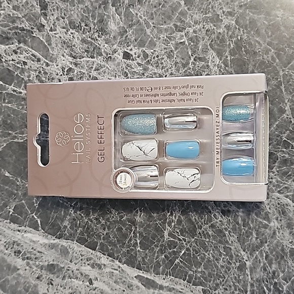 Helios Makeup Helios Gel Effect Presson Nails Glue Included Poshmark